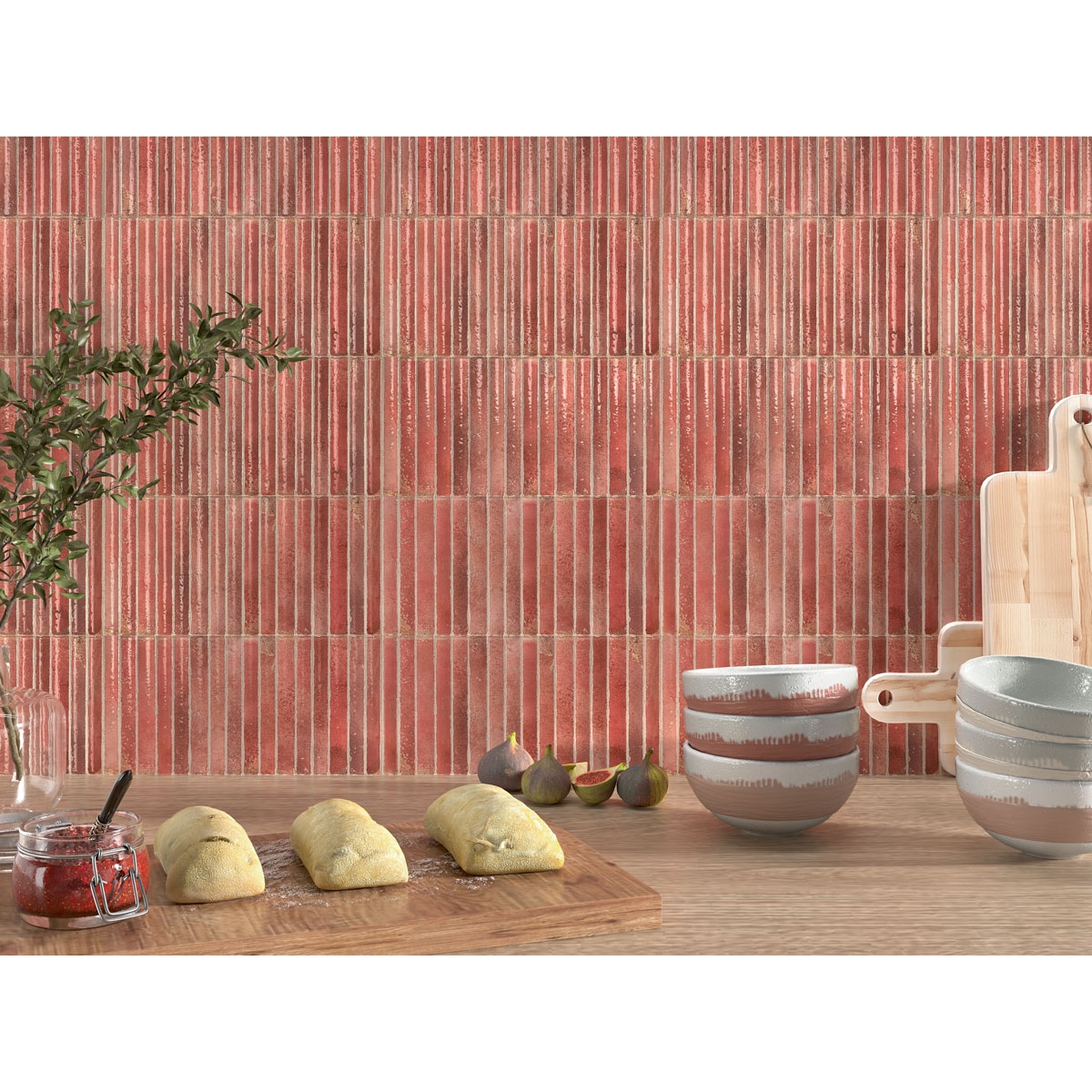 Wynn Rouge 15x30 (boîte 0.9m2) ambient