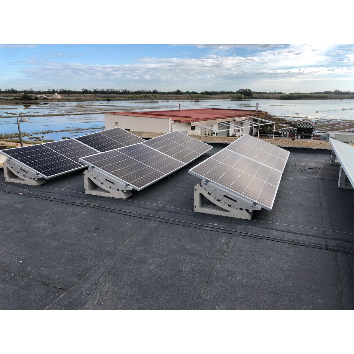 Suporte ajustável de palete 10u para painéis solares Vernisol 8