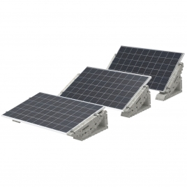 Palete 10u Suporte ajustável para painéis solares Vernisol