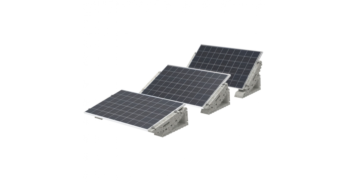 Palet Soporte regulable en inclinación para placas solares
