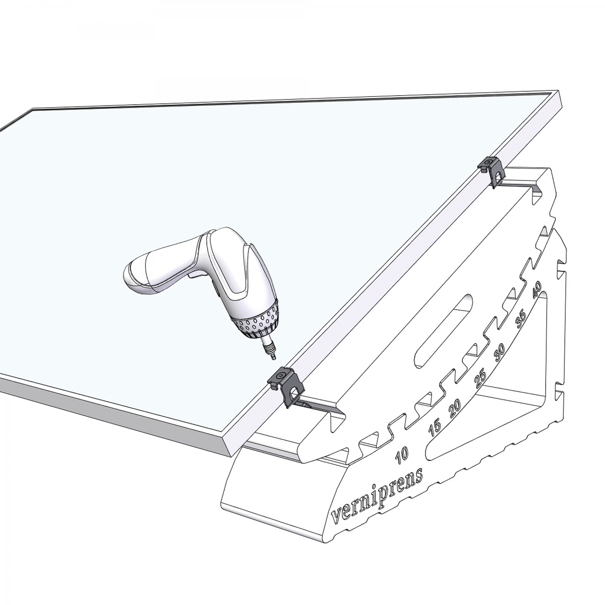 Anclaje extremo para soporte Vernisol 2