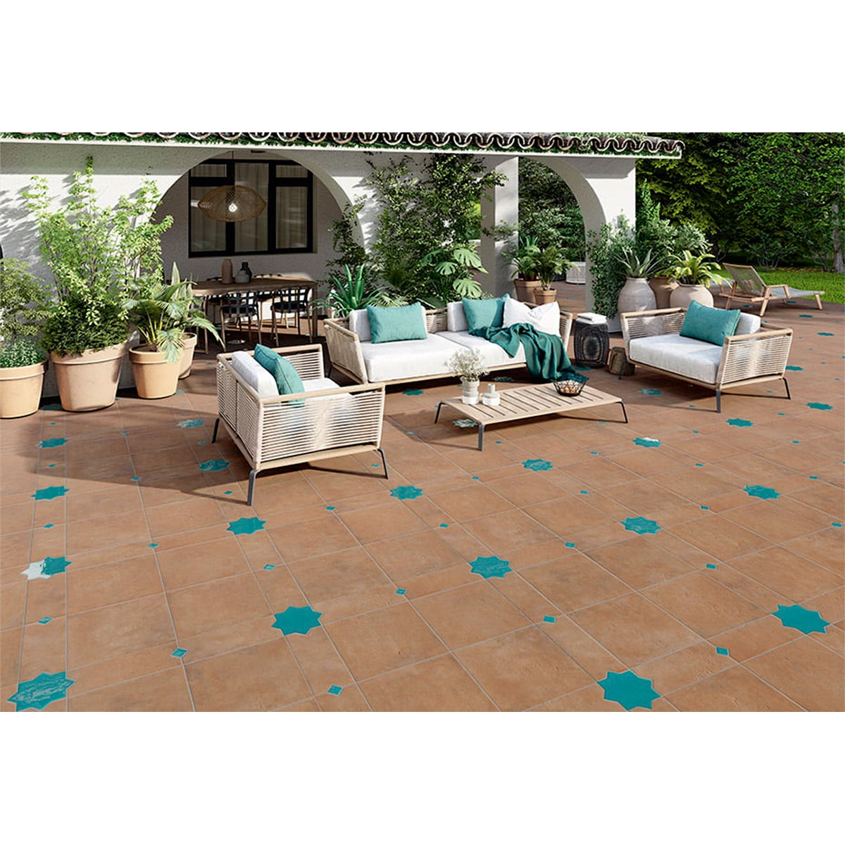 Argile Ferrara 45x45 (caja 1,01m2) ambiente 1