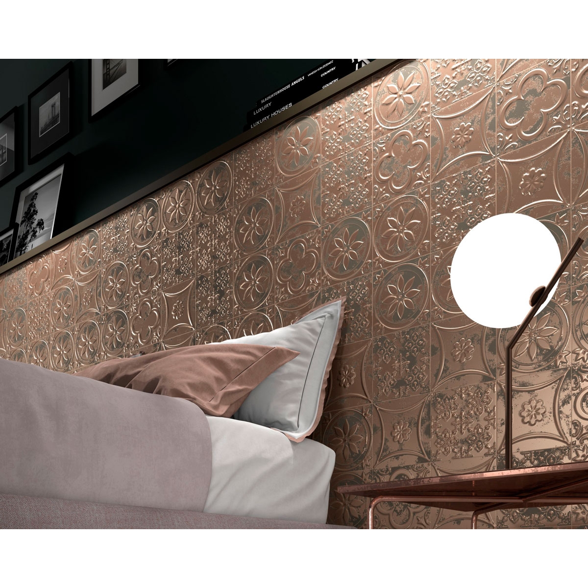 Ambiente Tarantela Lucciola Bronce 15x15 (Caja 0,95 m2)