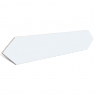 Crackle/Losanga Branco Brilhante 6,5x33 (Caixa 1,2 m2)
