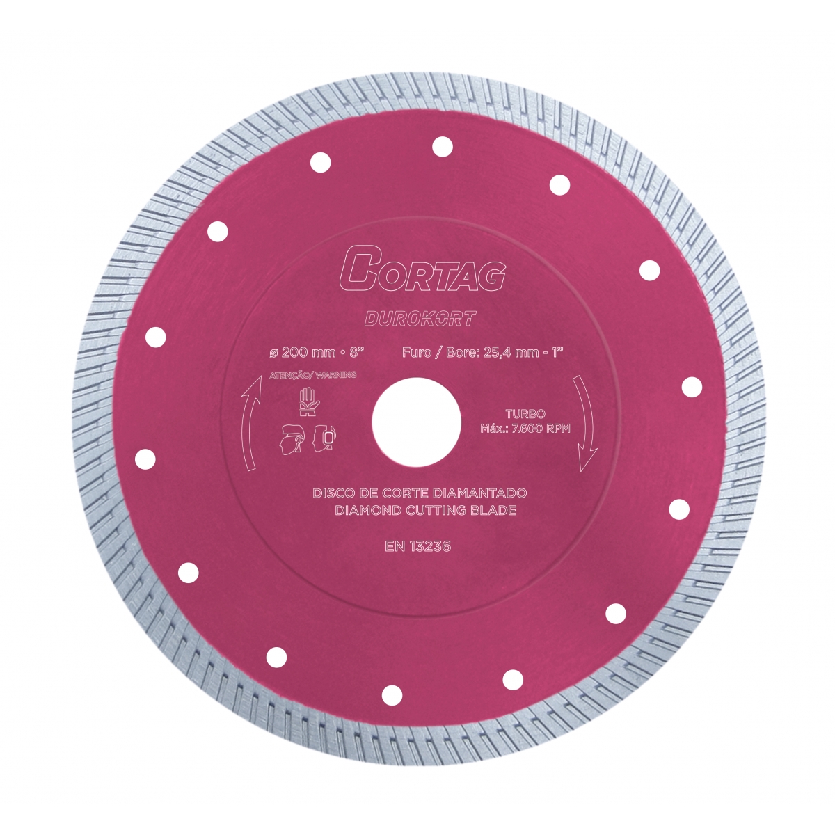 Durokort 200 Turbo Lâminas de diamante de corte seco