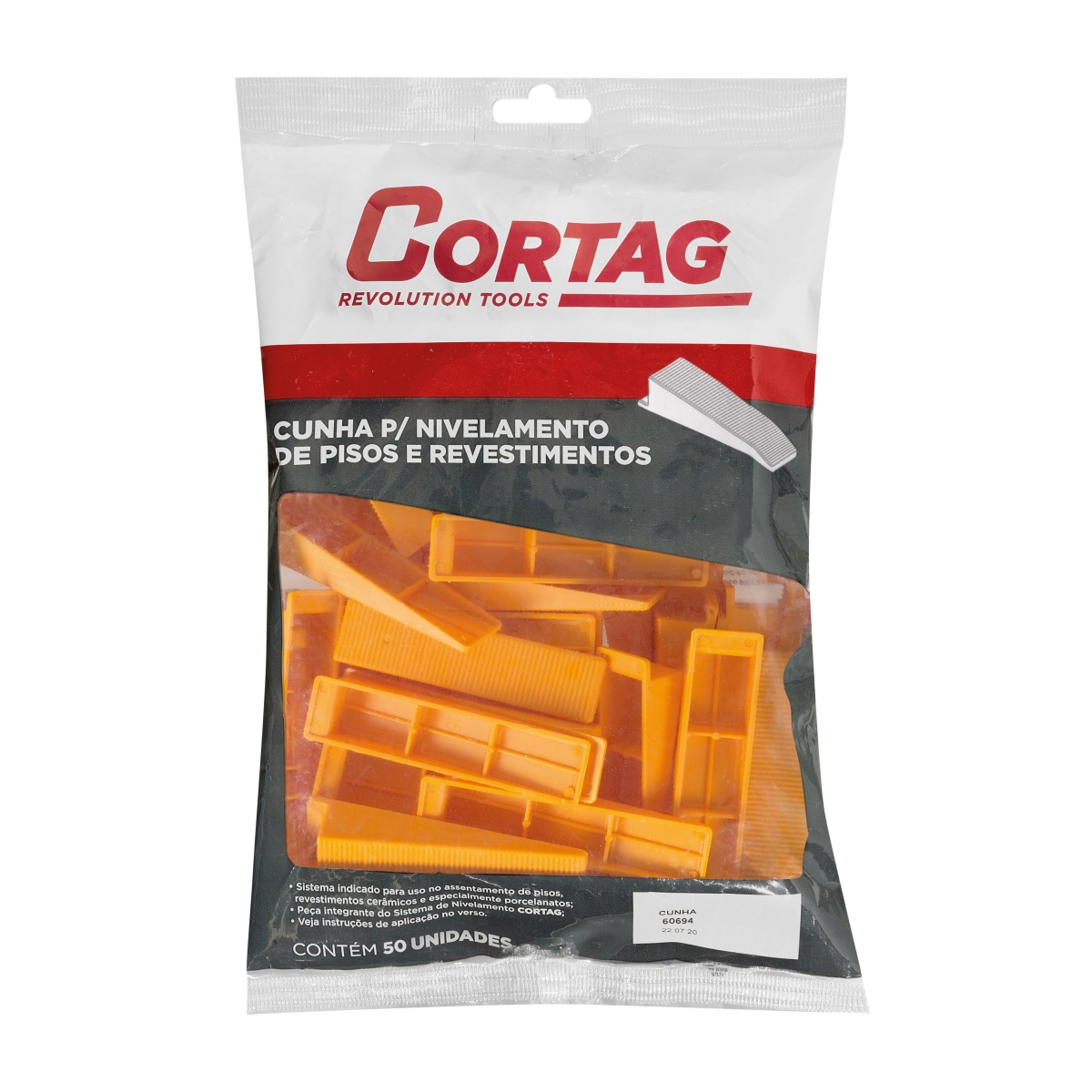 Detalhe do saco de cunha tradicional c / 50 pcs