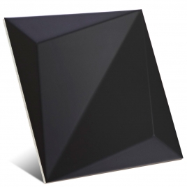 Foto de Shapes Origami Black 25x25 (caja 0,5 m2)