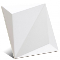 Photos d’ambiance par Shapes Origami White 25x25 (boîte 0.5 m2) [53651]