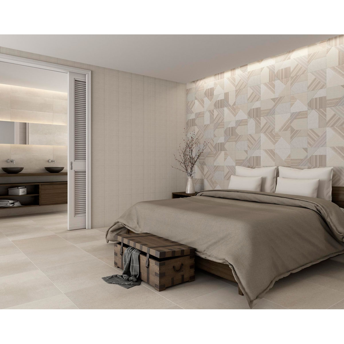 Foto de Stripes Mix Linen 25x25 (caja 0,87 m2)