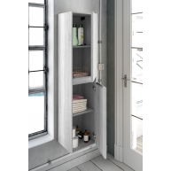 Bolton salle de bain meuble colonne suspendue 35 cm de large couleur Hibernian