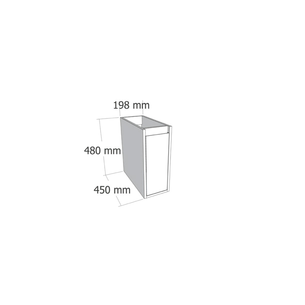 Modulo de baño Bolton de 20 cm de ancho Cambrian - Comprar online
