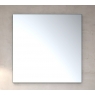 Fotografias de ambiente do móvel de casa de banho suspenso Luton de 80 cm de largura em branco mate com lavatório integrado [538