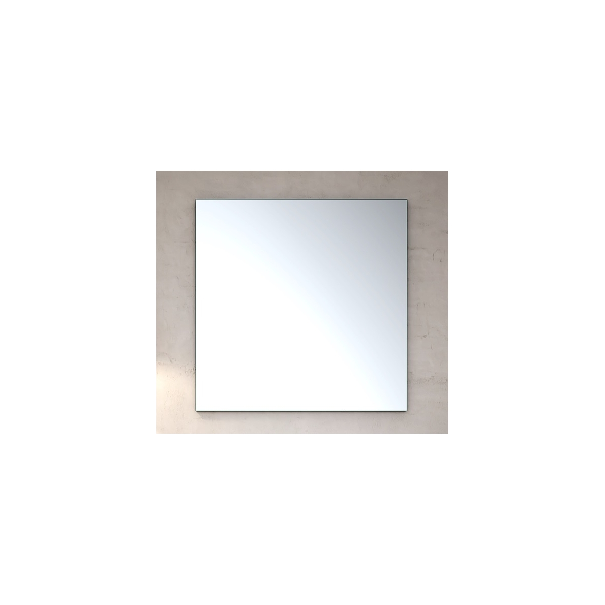Fotos ambiente de Mueble de baño suspendido Luton de 100 cm de ancho color Blanco Mate con lavabo integrado [53924]