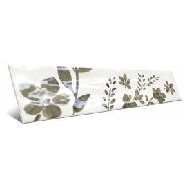 Décor Vert Aqua 6x24,6 cm (Boîte de 0,5 m2)