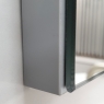 Imagem do móvel de casa de banho de chão Bolton de 80 cm de largura na cor Cimento com lavatório integrado