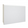 Rodapié blanco de melamina 12x220x1.3 (10ud)