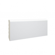 Rodapé de melamina branca 5x220x1 (12 unidades)