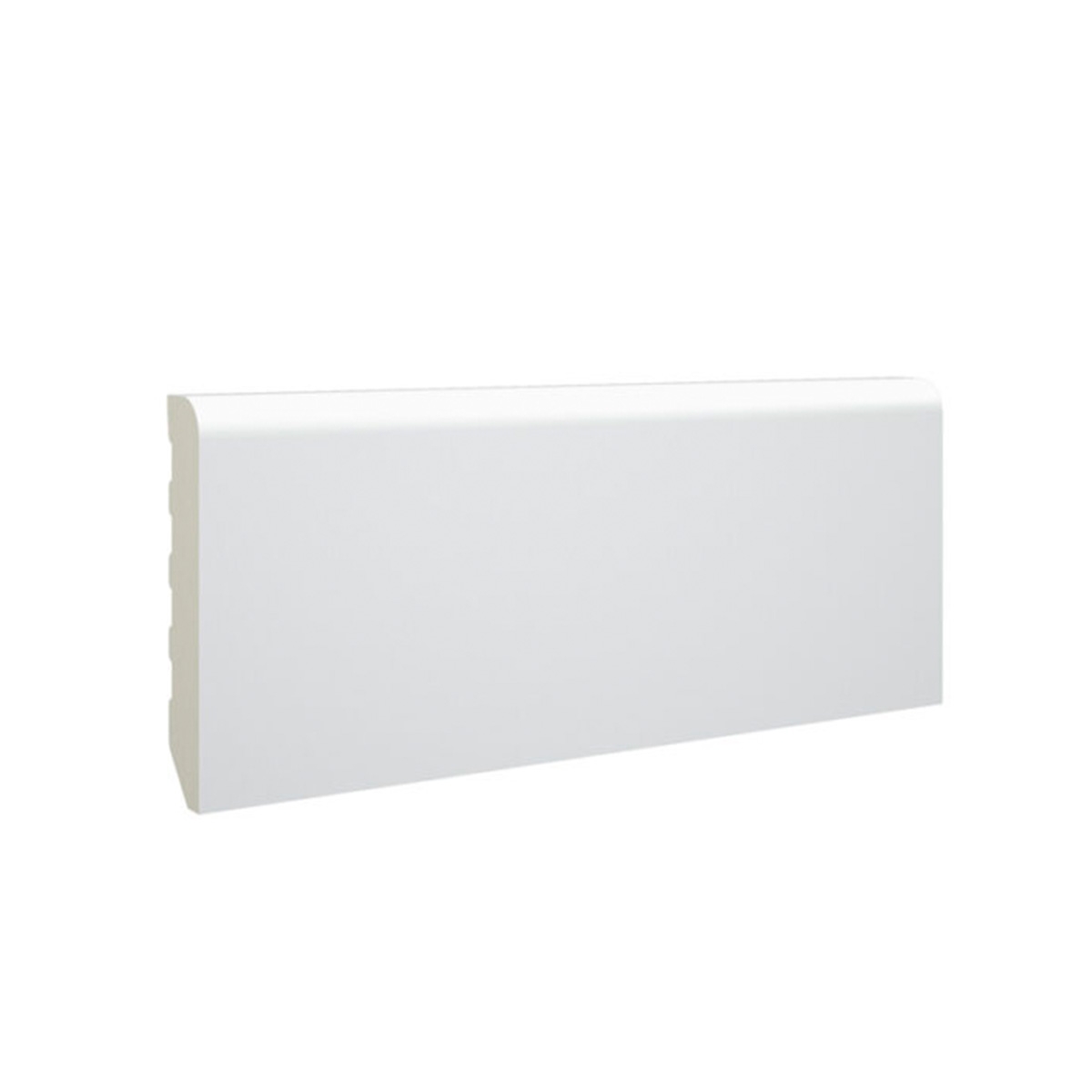 Rodapié Blanco flexible de melamina 5x220x1 cm