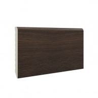 Midland Oak Black melamine skirting board 7x220x1 (10 units)
