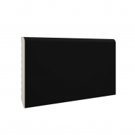 Rodapié Negro de melamina 7x220x1 (10 ud)