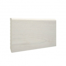 Plinthe en mélamine de chêne blanc 7x220x1 (10 unités)