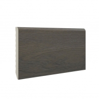 Medium Gray Oak Skirting Board made of melamine 7x220x1 (10 units)