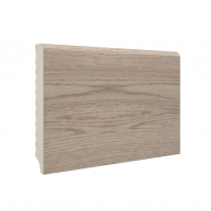 Athens White Oak Sockelleiste aus Melamin 8,5x220x1,3 (10 Einheiten)