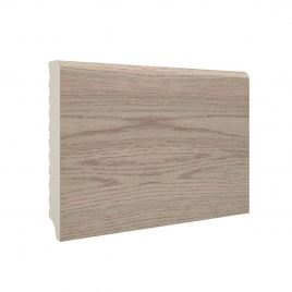 Athens White Oak Skirting Board made of melamine 8.5x220x1.3 (10 units)
