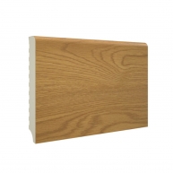 Natural Oak Skirting Board made of melamine 8.5x220x1.3 (10 units)