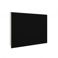 Black melamine skirting board 9x220x1 (10 units)
