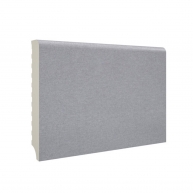 Mel Aluminum Skirting Board made of melamine 8.5x220x1.3 (10 units)