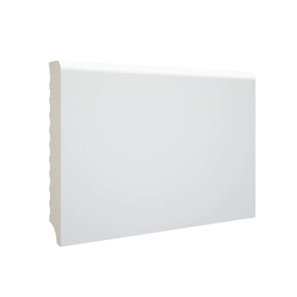 Rodapié Blanco flexible de melamina 8.5x220x1.3 cm