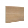 Natural Oak melamine skirting board 8.5x220x1.3 (10 units)