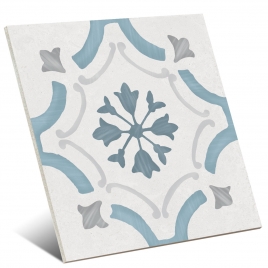Sirocco Blue Ornate 22,3 x 22,3 cm (caja de 0.99 m2)