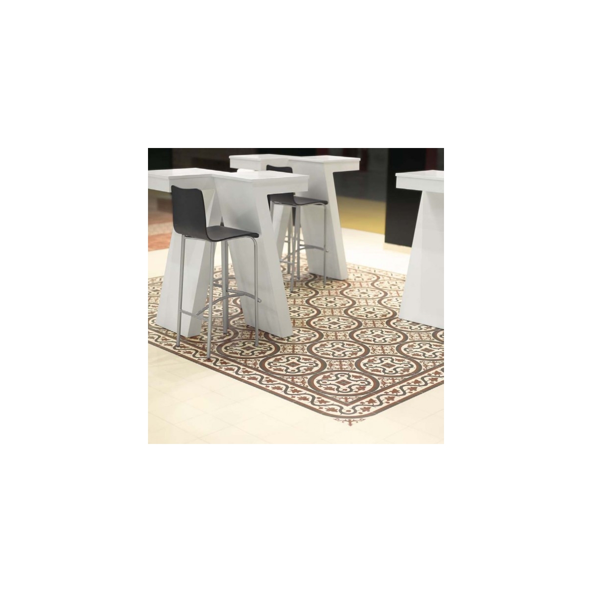 Victorian Plain White 20x20 (m2) Mainzu