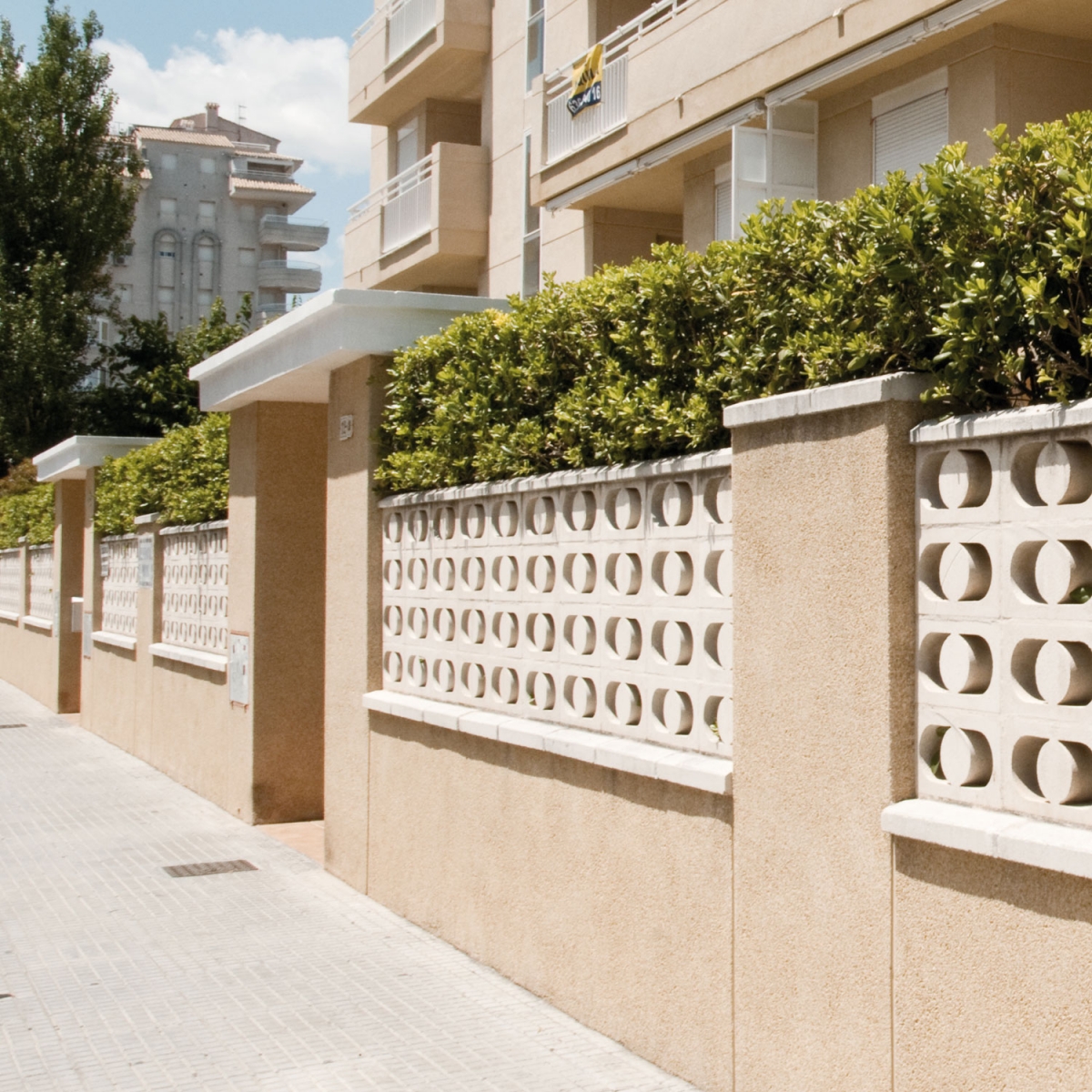 Détail du soleil en treillis