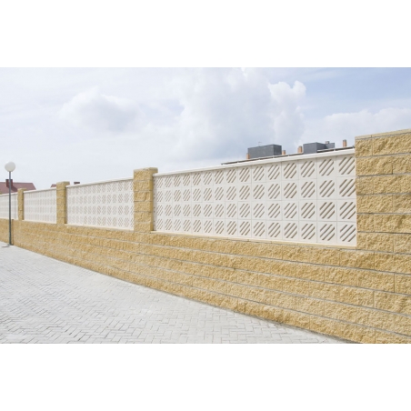 Prefabricated flat lattice in concrete Verniprens Aries