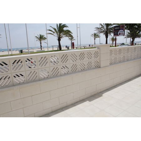 Prefabricated flat lattice in concrete Verniprens Aries