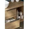 Fotos ambiente de Mueble de baño suspendido Oban de 100 cm de ancho color Roble Otippo con lavabo integrado [54965]