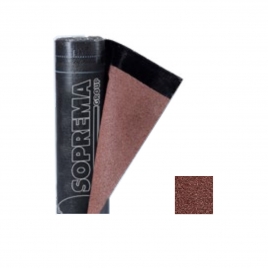 LBM MORTERPLAS SBS FPV MIN 4kg SBS-20º Polyester Ardoise Rouge 1x10 feuille d’asphalte