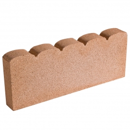 Curb Tarragona Salmon Verniprens 20x50 (Price per unit)