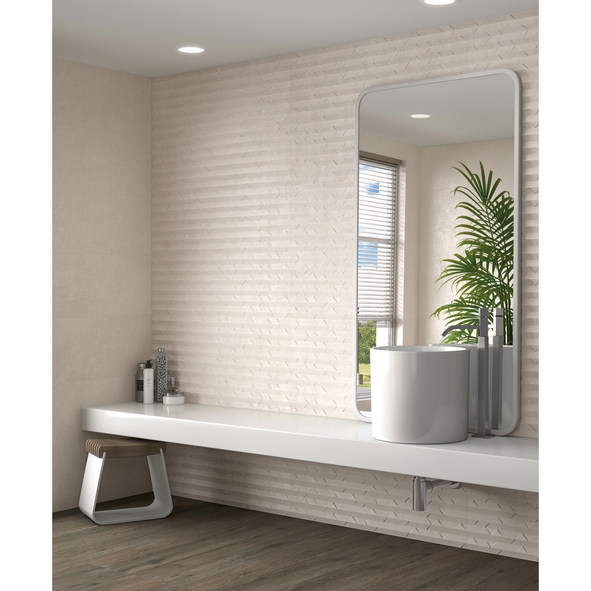 Foto de Ritmo-R Blanco 32x99 cm (caja 1.58 m2)