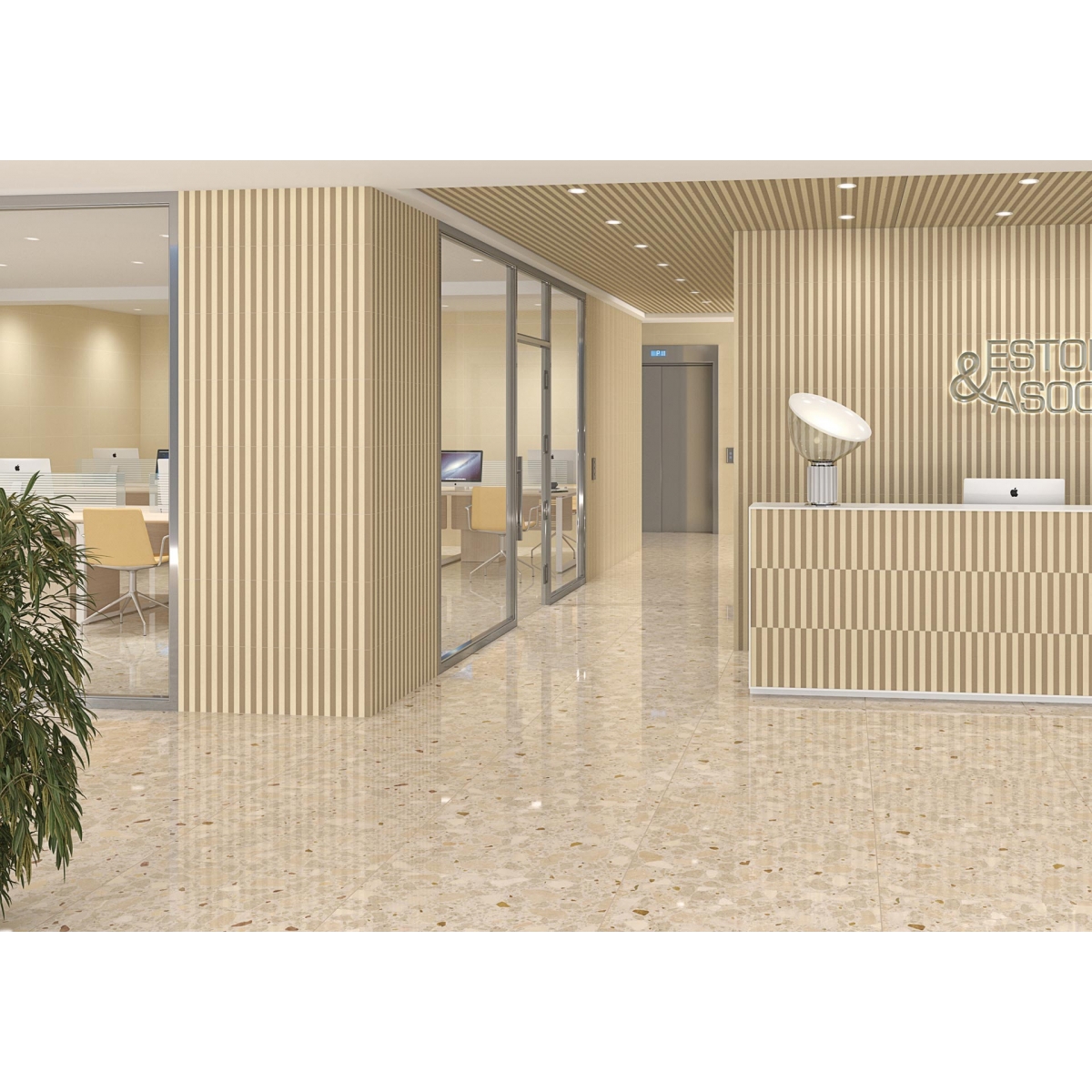 Foto de Zouk-R Mostaza Oro Viejo 32x99 cm (caja 1.58 m2)