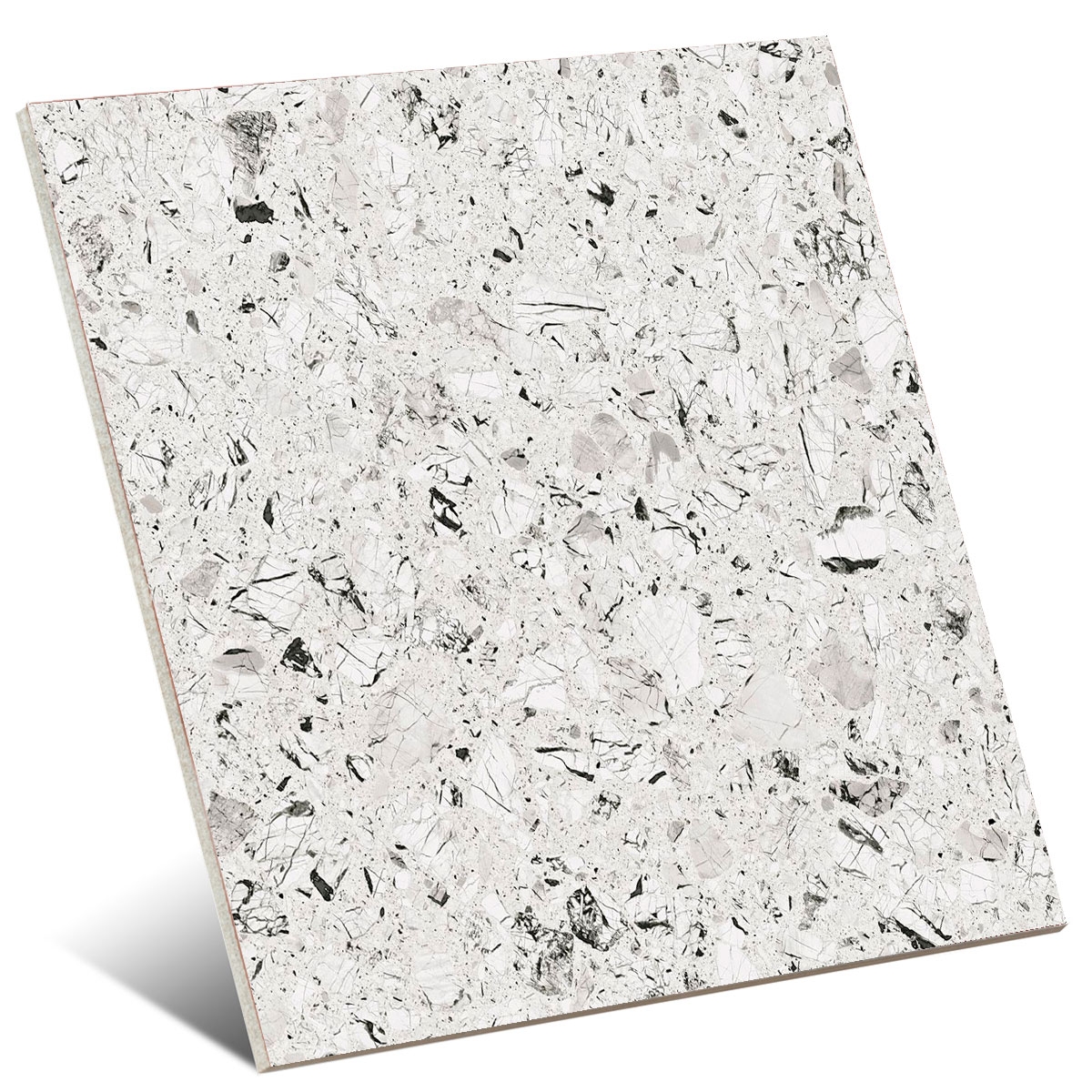 Detail von Luna-R Poliertes Weiß 119,3x119,3 cm (Box 1,42 m²)