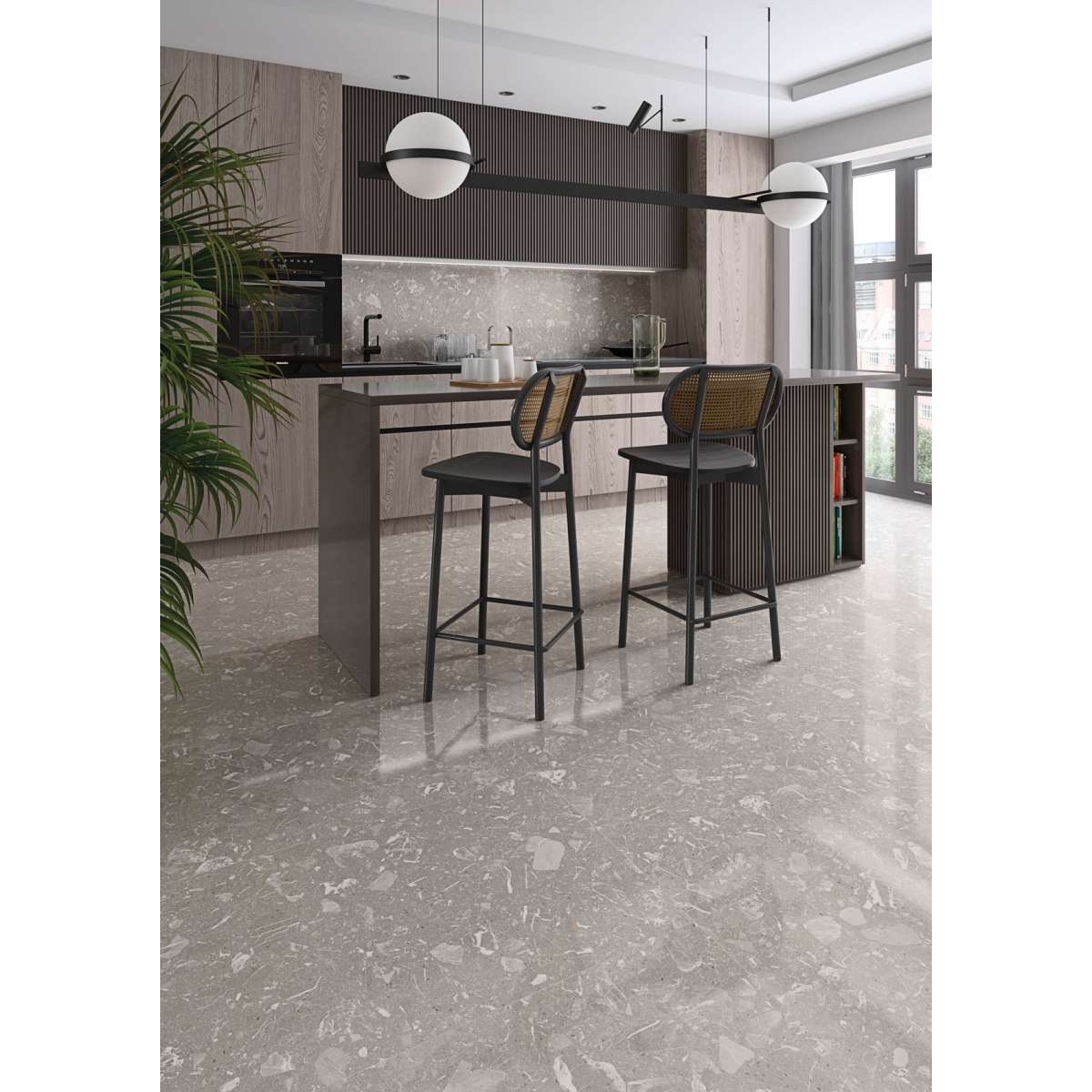 Luna-R Polished Gray 119.3x119.3 cm (box 1.42 m2)