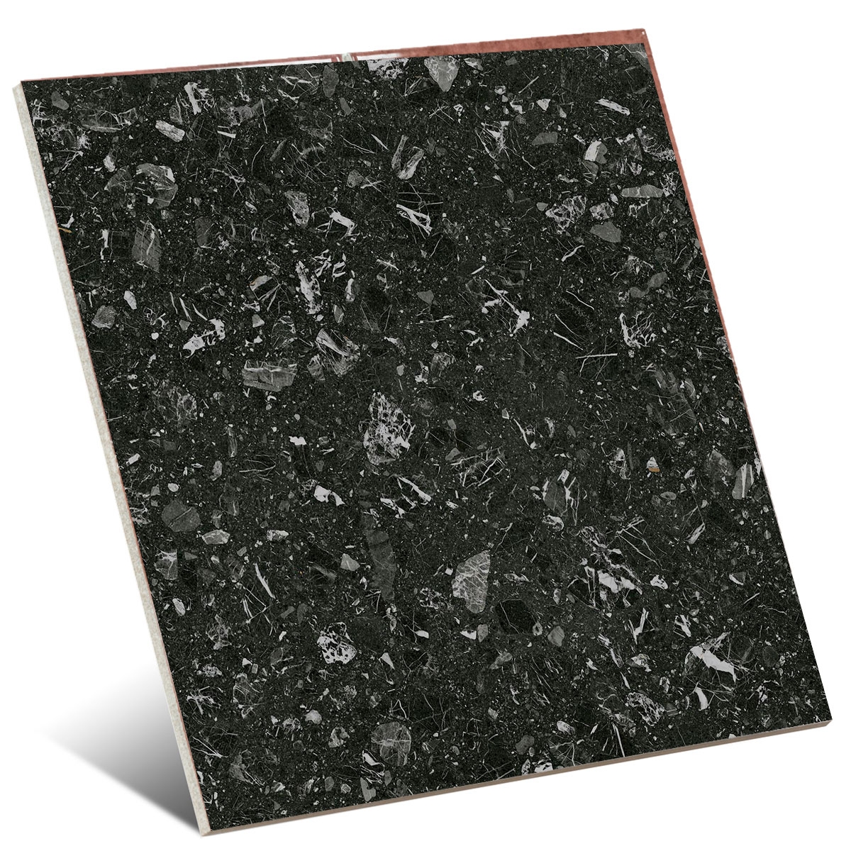 Photo de Luna-R Noir poli 119,3x119,3 cm (boîte 1,42 m2)