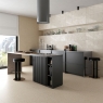 Cocina con Pavimento Niza-R Beige 80x80