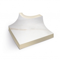 Calacatta Fresh 6.5x6.5 canto exterior