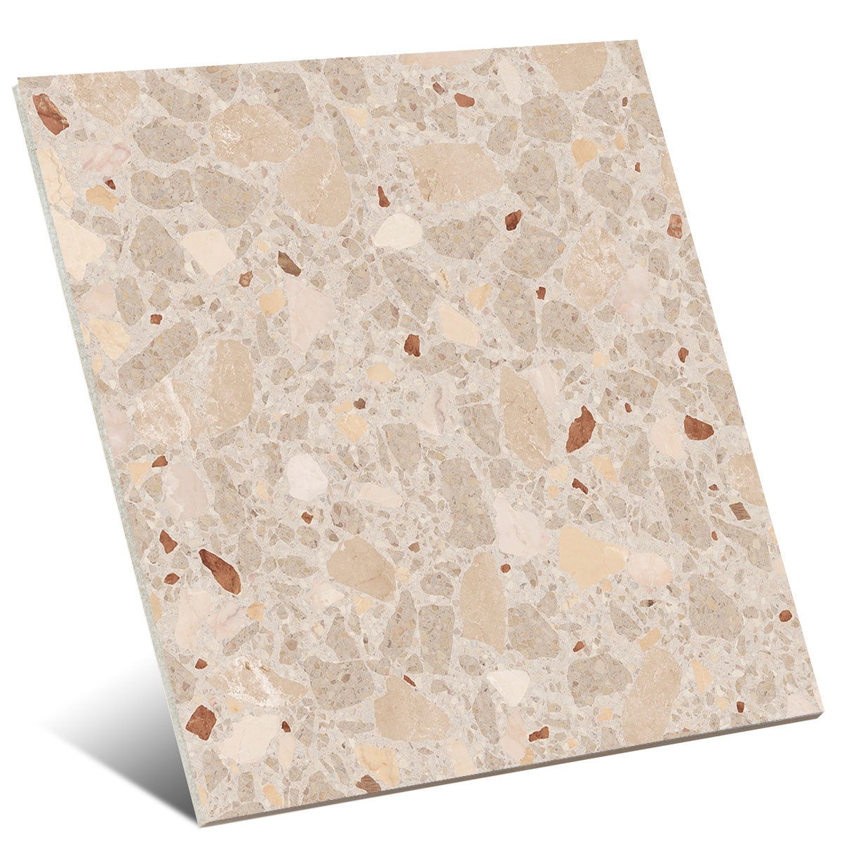 Monaco-R Beige Antidérapant 80x80 cm (boîte 1.28 m2)