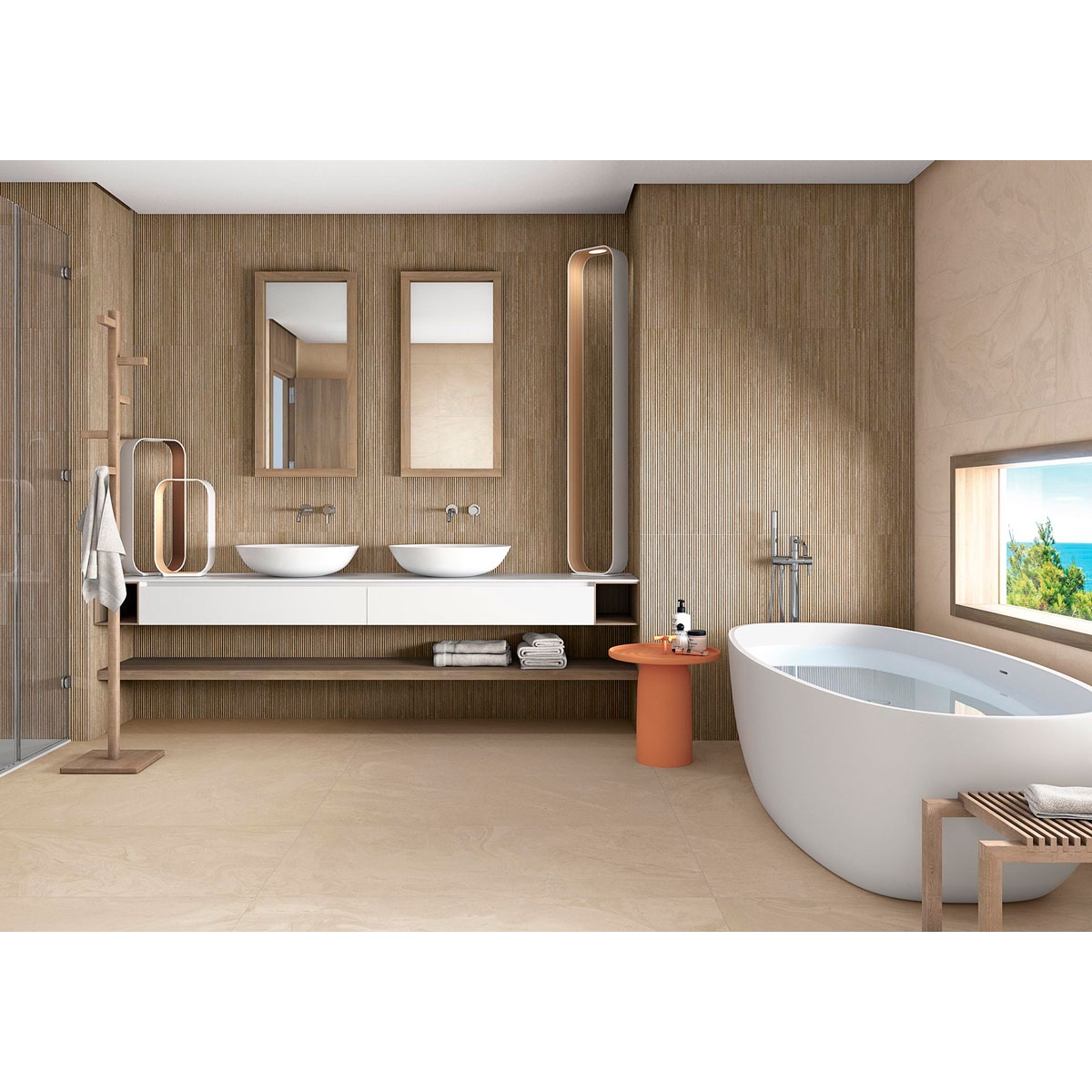 Imagem de Salerno-R Bege 60x120 cm (caixa 1,44 m2)